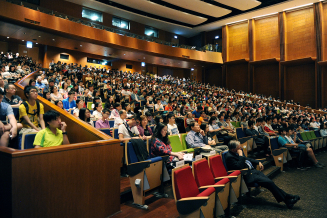 Admission talk at Grand Hall